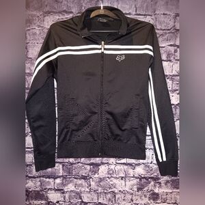 Fox Vintage Black Zip Up sz Small